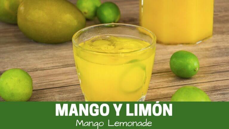 Refresca tu paladar con el delicioso sabor del jugo de mango con limón